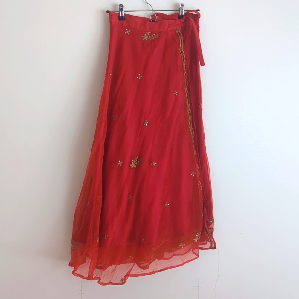 Sari wrap skirt New